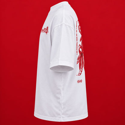 Urban Bloom Graphic Oversized T-Shirt